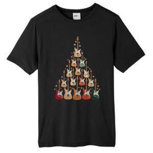 Cool Guitar Christmas Tree Guitar Lovers Christmas Tree Tall Fusion ChromaSoft Performance T-Shirt