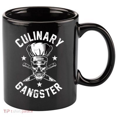 Culinary Gangster Cooking Best Cooking Chef Mom Dad Gift 11oz C Handle Ceramic Mug