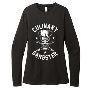 Culinary Gangster Cooking Best Cooking Chef Mom Dad Gift Womens CVC Long Sleeve Shirt