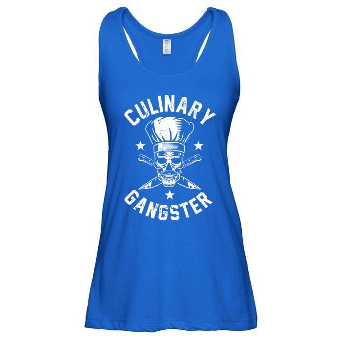 Culinary Gangster Cooking Best Cooking Chef Mom Dad Gift Ladies Essential Flowy Tank