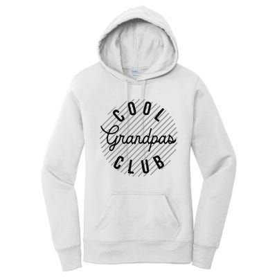 Cool Grandpas Club Fathers Day Women's Pullover Hoodie