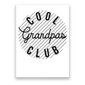 Cool Grandpas Club Fathers Day Poster