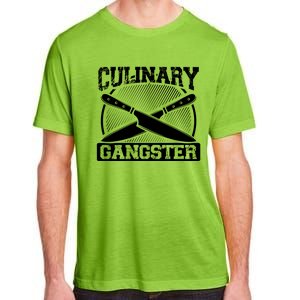 Culinary Gangster Culinary School Cooking Funny Chef Cool Gift Adult ChromaSoft Performance T-Shirt