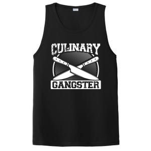 Culinary Gangster Culinary School Cooking Funny Chef Cool Gift PosiCharge Competitor Tank