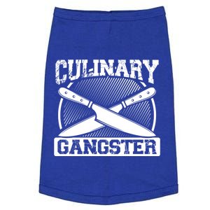 Culinary Gangster Culinary School Cooking Funny Chef Cool Gift Doggie Tank