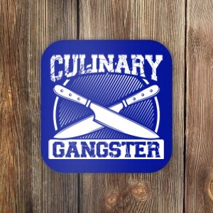 Culinary Gangster Culinary School Cooking Funny Chef Cool Gift Coaster