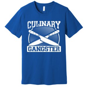 Culinary Gangster Culinary School Cooking Funny Chef Cool Gift Premium T-Shirt