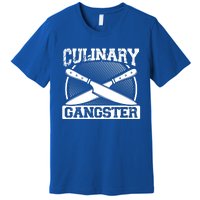 Culinary Gangster Culinary School Cooking Funny Chef Cool Gift Premium T-Shirt