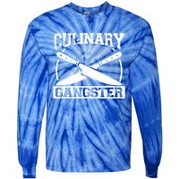 Culinary Gangster Culinary School Cooking Funny Chef Cool Gift Tie-Dye Long Sleeve Shirt