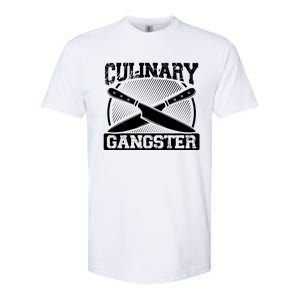 Culinary Gangster Culinary School Cooking Funny Chef Cool Gift Softstyle CVC T-Shirt