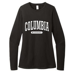 Columbia Gift College University Style Mo Usa Womens CVC Long Sleeve Shirt