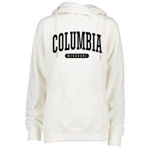 Columbia Gift College University Style Mo Usa Womens Funnel Neck Pullover Hood