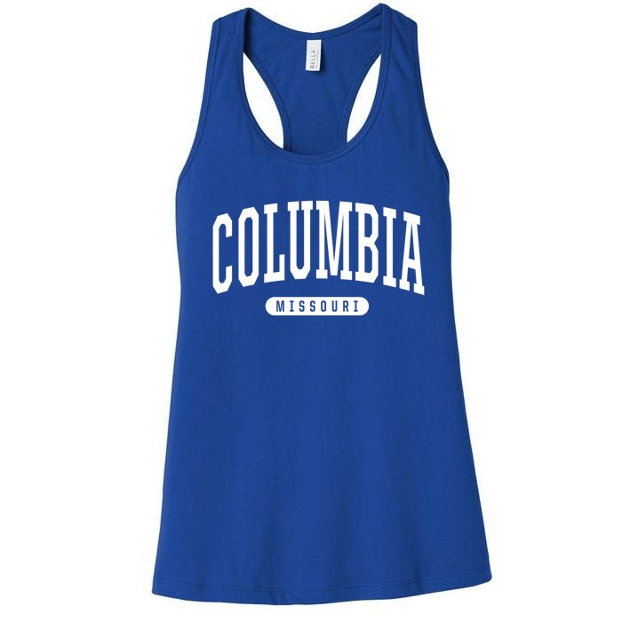 Columbia Gift College University Style Mo Usa Women's Racerback Tank