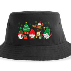 Cute Gnomes Christmas Santa Claus Gnome Xmas Family Matching Sustainable Bucket Hat