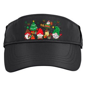 Cute Gnomes Christmas Santa Claus Gnome Xmas Family Matching Adult Drive Performance Visor