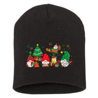 Cute Gnomes Christmas Santa Claus Gnome Xmas Family Matching Short Acrylic Beanie