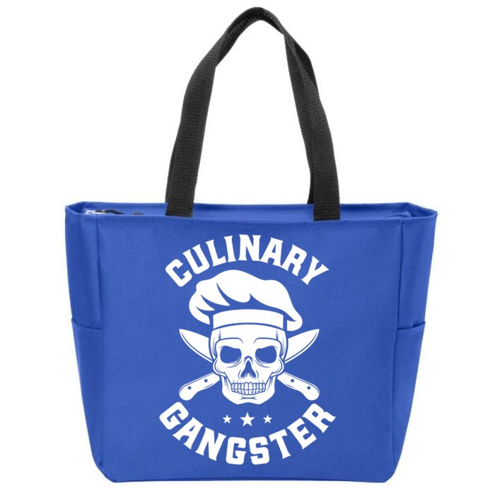 Culinary Gangster Chef Gift Zip Tote Bag