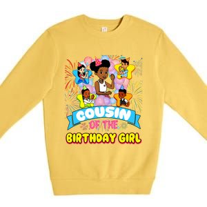 Cousin GracieS Corner Birthday Dolls Cute Party Gift Premium Crewneck Sweatshirt