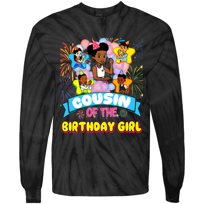 Cousin GracieS Corner Birthday Dolls Cute Party Gift Tie-Dye Long Sleeve Shirt