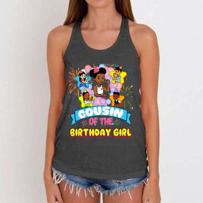 Cousin GracieS Corner Birthday Dolls Cute Party Gift Women's Knotted Racerback Tank