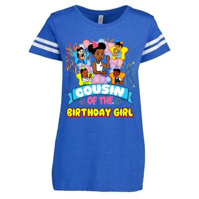 Cousin GracieS Corner Birthday Dolls Cute Party Gift Enza Ladies Jersey Football T-Shirt