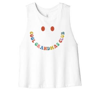 Cool Grandmas Club Funny Gift Cool Grandma Funny Gift Funny Gift Women's Racerback Cropped Tank