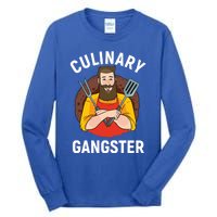 Culinary Gangster Chef Cook Gourmet Cool Gift Tall Long Sleeve T-Shirt