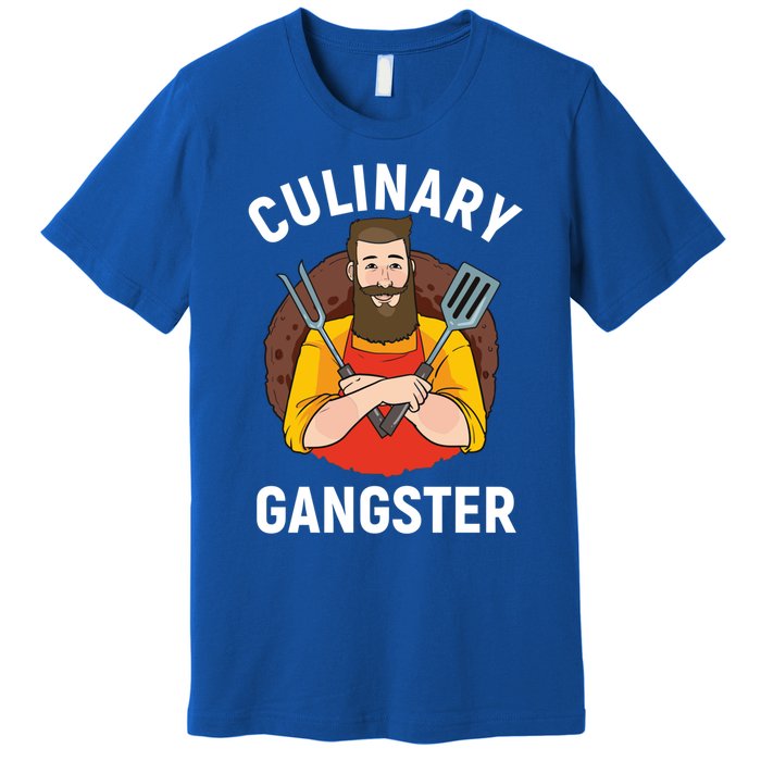 Culinary Gangster Chef Cook Gourmet Cool Gift Premium T-Shirt