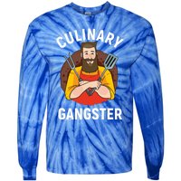 Culinary Gangster Chef Cook Gourmet Cool Gift Tie-Dye Long Sleeve Shirt