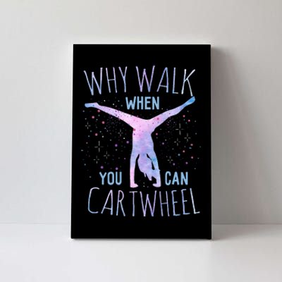 Cartwheel Gymnast Canvas