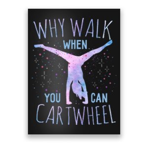 Cartwheel Gymnast Poster