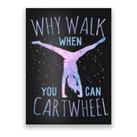 Cartwheel Gymnast Poster