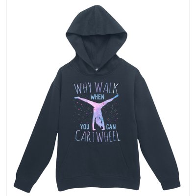 Cartwheel Gymnast Urban Pullover Hoodie