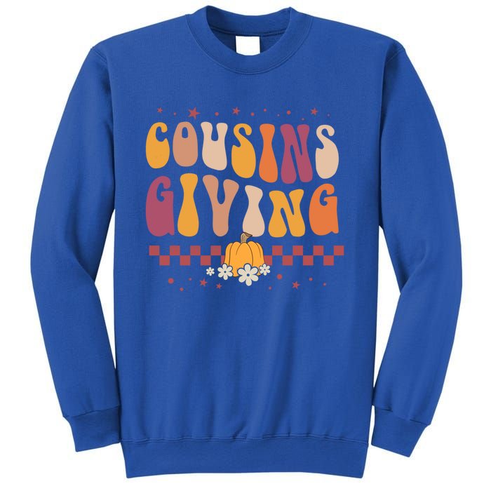 Cousins Giving Cute Pumpkin Cousin Crew Thanksgiving Family Gift Sweatshirt