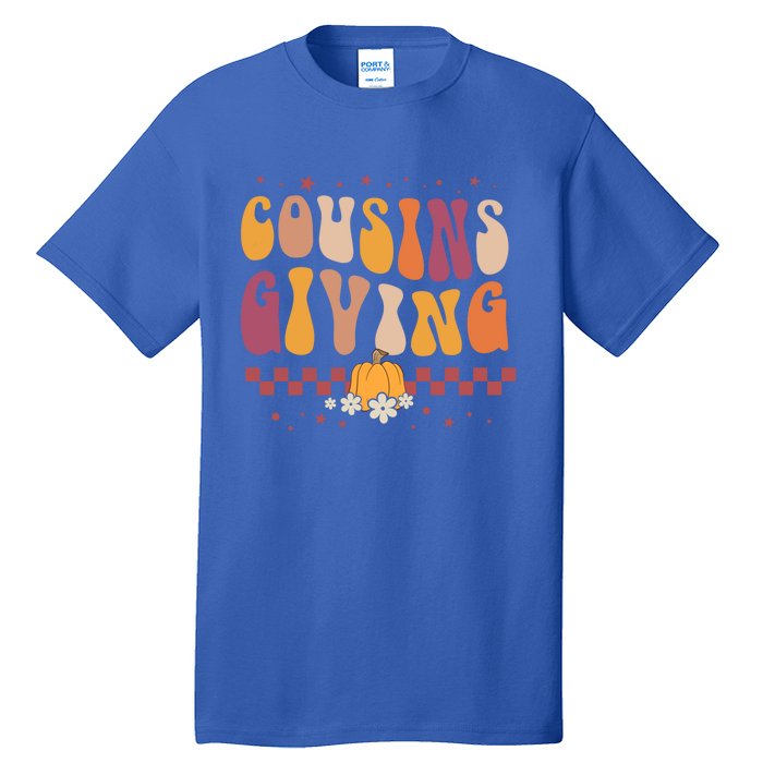 Cousins Giving Cute Pumpkin Cousin Crew Thanksgiving Family Gift Tall T-Shirt