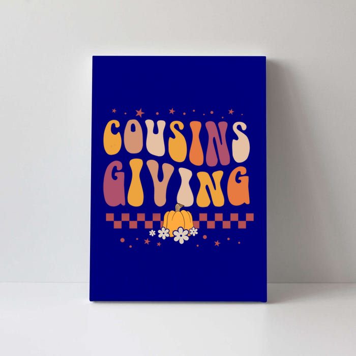 Cousins Giving Cute Pumpkin Cousin Crew Thanksgiving Family Gift Canvas