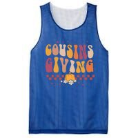 Cousins Giving Cute Pumpkin Cousin Crew Thanksgiving Family Gift Mesh Reversible Basketball Jersey Tank