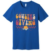 Cousins Giving Cute Pumpkin Cousin Crew Thanksgiving Family Gift Premium T-Shirt