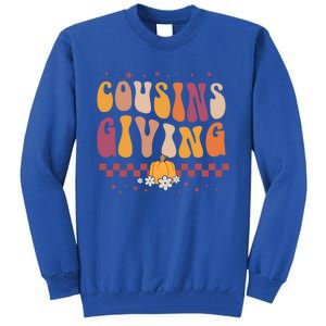 Cousins Giving Cute Pumpkin Cousin Crew Thanksgiving Family Gift Tall Sweatshirt