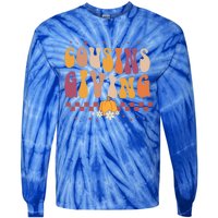 Cousins Giving Cute Pumpkin Cousin Crew Thanksgiving Family Gift Tie-Dye Long Sleeve Shirt