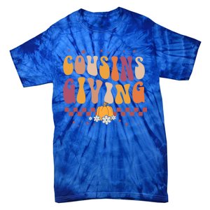 Cousins Giving Cute Pumpkin Cousin Crew Thanksgiving Family Gift Tie-Dye T-Shirt