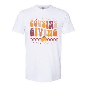 Cousins Giving Cute Pumpkin Cousin Crew Thanksgiving Family Gift Softstyle CVC T-Shirt