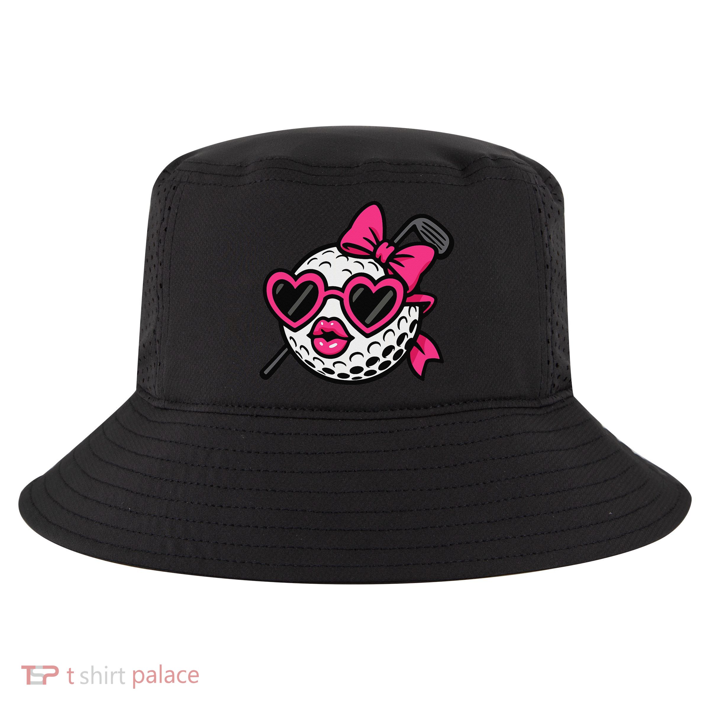 Coquette Golf Chic Preppy Style Cute Fashion Women Cool Comfort Performance Bucket Hat