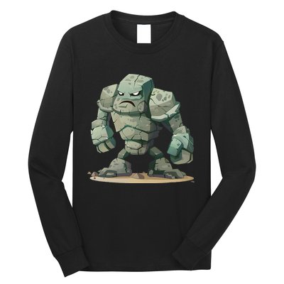 Cool Golem Costume Long Sleeve Shirt