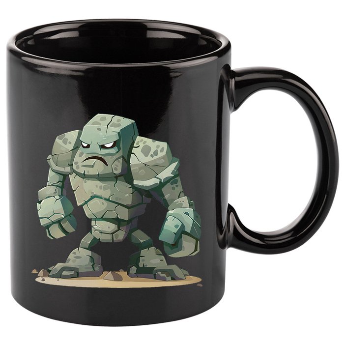 Cool Golem Costume 11oz C Handle Ceramic Mug