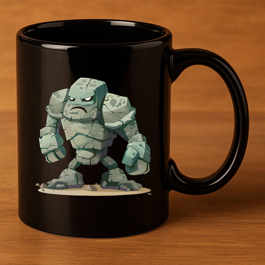 Cool Golem Costume 11oz C Handle Ceramic Mug
