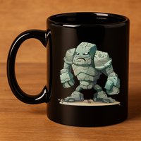 Cool Golem Costume 11oz C Handle Ceramic Mug