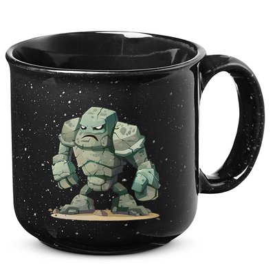 Cool Golem Costume 15oz Campfire Ceramic Mug