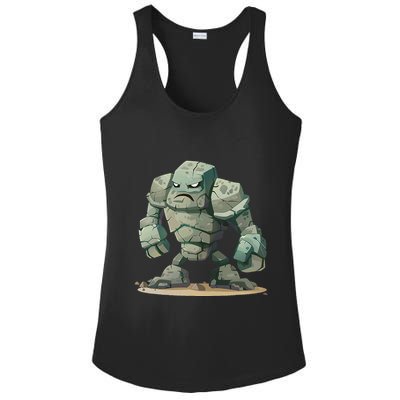 Cool Golem Costume Ladies PosiCharge Competitor Racerback Tank