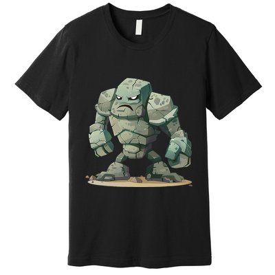 Cool Golem Costume Premium T-Shirt